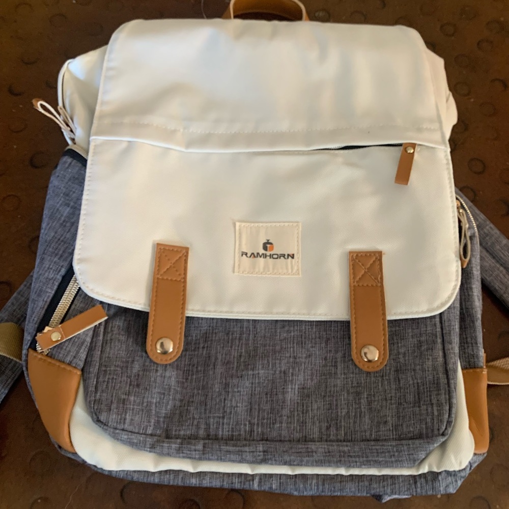 RAMHORN Multifunction Diaper Bag Backpack Large Capacity Stylish Organizer Baby